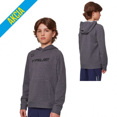 TRUE, MIKINA, TERRY, HOODIE, GRAPHIC, CHARCOAL, JR, detská